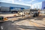 Remorque Alcar porte container  PORTE CAISSE 2 essieux occasion