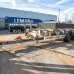 Remorque Alcar porte container  PORTE CAISSE 2 essieux occasion
