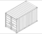 Container 15′ pieds jaune – Image 3