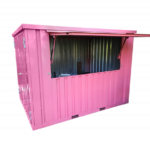 Container bar pliable 3 x 2m- Rose RAL 3014