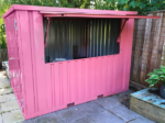 Container bar pliable 3 x 2m- Rose RAL 3014 – Image 4