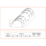 Tunnels agricoles 6×15 m 205012P – Image 2